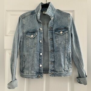 H&M light blue denim jacket
